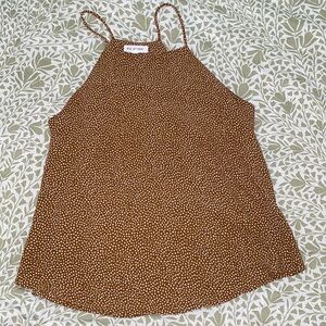 High neck sleeveless tank
